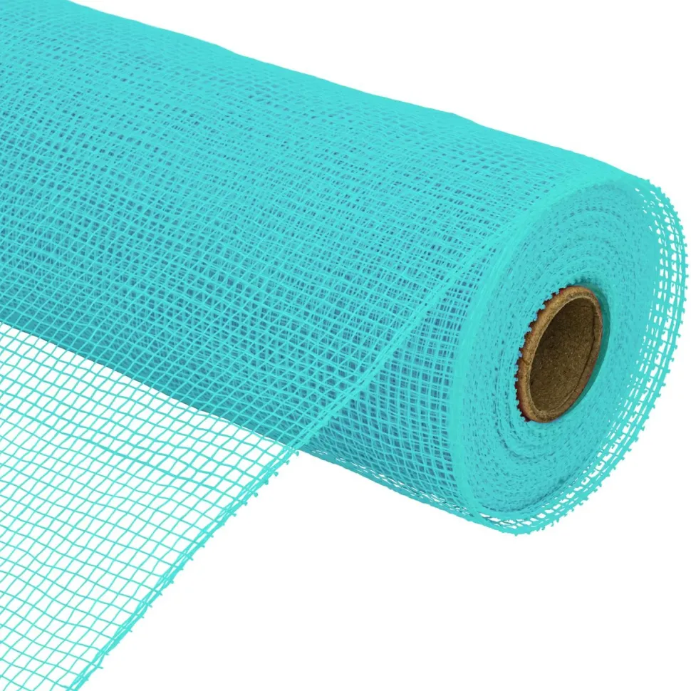 Decostar™ Decorative Plain Poly Mesh Roll 10" - Aqua