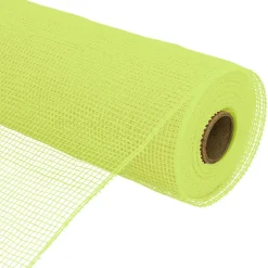 Decostar™ Decorative Plain Poly Mesh Roll 10" - Apple Green
