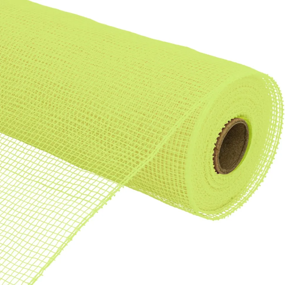 Decostar™ Decorative Plain Poly Mesh Roll 10" - Apple Green