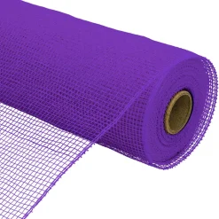 Decostar™ Decorative Plain Poly Mesh Roll 10" - Purple