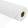 Decostar™ Decorative Plain Poly Mesh Roll 10" - White