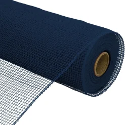 Decostar™ Decorative Plain Poly Mesh Roll 10" - Navy