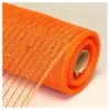 Decostar™ Decorative Poly Mesh Roll w/ Matching Metallic Stripes - MANY COLOR OPTIONS - 10 Rolls - 21" x 10 YARDS