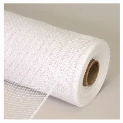 Decostar™ Decorative Poly Mesh Roll w/ Matching Metallic Stripes - MANY COLOR OPTIONS - 10 Rolls - 21