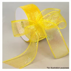 Decostar™ Decorative Poly Mesh Ribbon Roll w/ Full Metallic Foil - 18 Rolls - 2.5