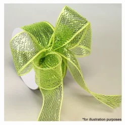 Decostar™ Decorative Poly Mesh Ribbon Roll w/ Full Metallic Foil - 18 Rolls - 2.5