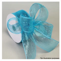Decostar™ Decorative Poly Mesh Ribbon Roll w/ Full Metallic Foil - 18 Rolls - 2.5