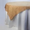 Decostar™ Decorative Square Burlap Table Overlay