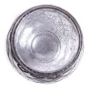 DecoStar™ Diamond Design Mirrored Glass w/ Antiqued Black Metal Trim Candle Holder - 5.5" - 6 PACK