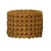 Decostar™ Diamond Flower Shape Mesh Roll - Rose Gold