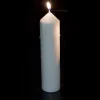 Decostar™ Dome Top Press Unscented Pillar Candle 2" x 9" - 12 Pieces - White