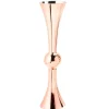 Decostar™ Double Sided Trumpet Glass Vase 24"- Rose Gold