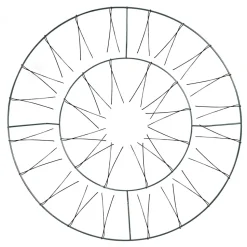 Decostar™ Double Wire Wreath Form 20"