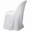 Decostar™ Economy Polyester Banquet Chair Cover - White