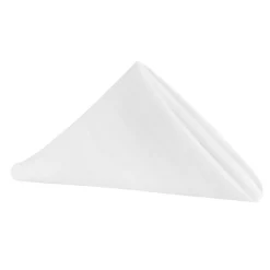 Decostar™ Economy Polyester Napkin 17" 6pc/pack - White