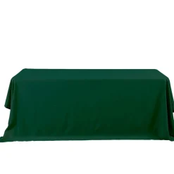 Decostar™ Economy Rectangle Polyester Table Cover 90" x 132" - Forest Green