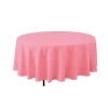 Decostar™ Economy Round Polyester Table Cover 120" - Pink