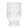 Decostar™ Embossed Glass Cup 5" 10oz 6pc/box - Clear