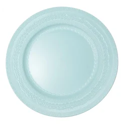 Decostar™ Eyelet Plastic Charger Plate 13" - 24 Pieces - Blue