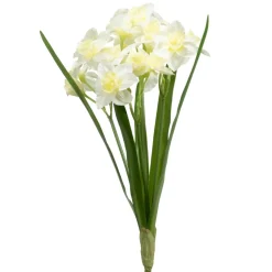 Decostar™ Faux Daffodils Spray 21" - White