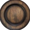 Decostar™ Faux Wood Plastic Charger Plate 13" - 24 Pieces