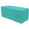 Decostar™ Fitted Polyester Rectangular Table Cover 6ft - Modern Blue