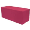 Decostar™ Fitted Polyester Rectangular Table Cover 6ft - Magenta