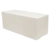 Decostar™ Fitted Polyester Rectangular Table Cover 4ft - Ivory