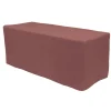 Decostar™ Fitted Polyester Rectangular Table Cover 6ft - Mauve