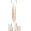 Decostar™ Floor Standing Hour Glass Metal Candle Holder 38½" - Gold