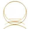 Decostar™ Floral Twin Hoop Centerpiece 24" - Gold