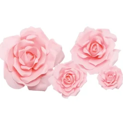 Decostar™ Foam Rose 21" 17" 14" 10" - 4pc/set - Blush