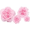 Decostar™ Foam Rose 21" 17" 14" 10" - 4pc/set - Pink