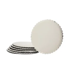 Decostar™ Foil Covered Cake Board 8" - 6 Pieces - Silver
