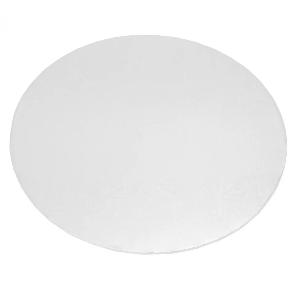 Decostar™ Foil Covered Cake Board 16" 5pc/pack - White