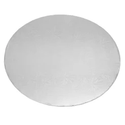 Decostar™ Foil Covered Cake Board 16" 5pc/pack - Silver