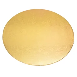 Decostar™ Foil Covered Cake Board 16" 5pc/pack - Gold