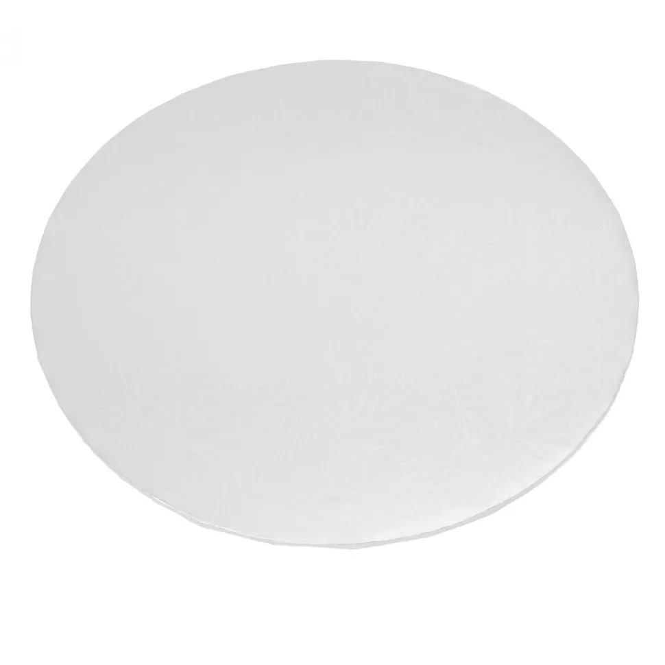Decostar™ Foil Covered Cake Board 14" 5pc/pack - White