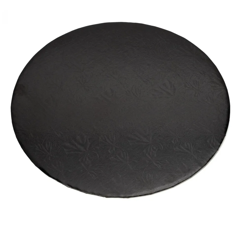 Decostar™ Foil Covered Cake Board 14" 5pc/pack - Black