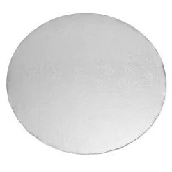 Decostar™ Foil Covered Cake Board 12" 5pc/pack - Silver