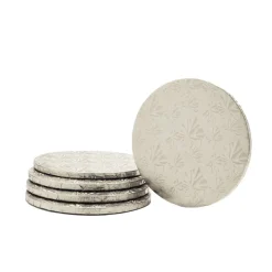 Decostar™ Foil Covered Cake Board 10" - 5 Pieces - Silver
