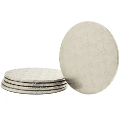 Decostar™ Foil Covered Cake Board 14" - 10 Pieces - Silver
