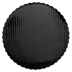 Decostar™ Foil Covered Cake Board 10" 6pc/pack - Black