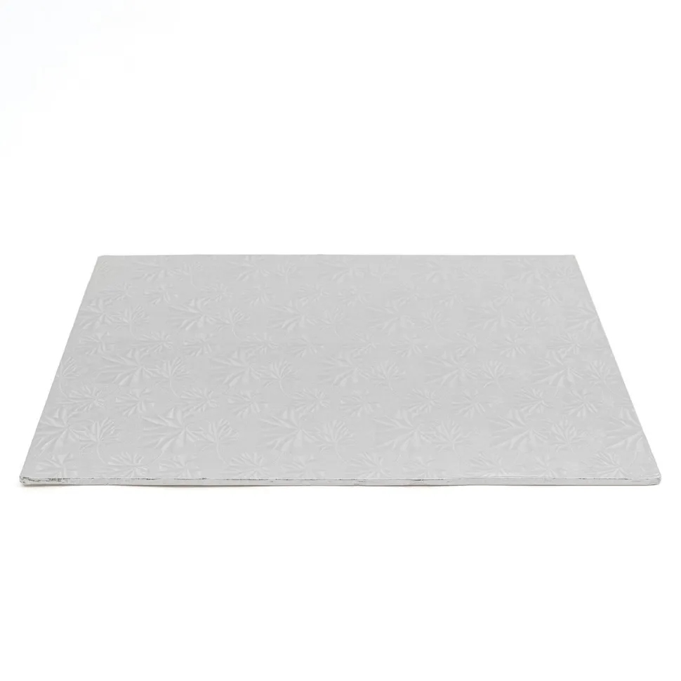 Decostar™ Foil Covered Cake Board ½sheet 5pc/pack - Silver
