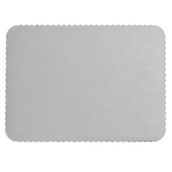 Decostar™ Foil Covered Cake Board ½sheet 6pc/pack - Silver