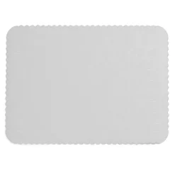 Decostar™ Foil Covered Cake Board ½sheet 6pc/pack - White