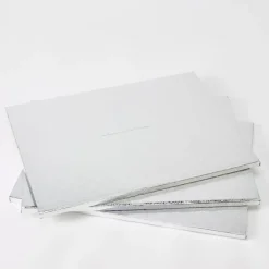 Decostar™ Foil Covered Cake Drum ¼sheet 5pc/pack - Silver