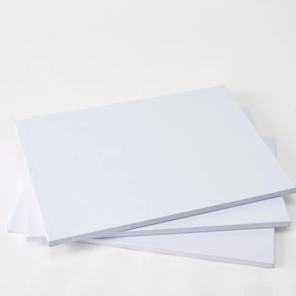 Decostar™ Foil Covered Cake Drum ¼sheet 5pc/pack - White