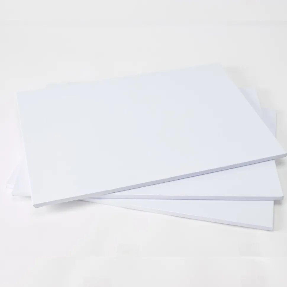 Decostar™ Foil Covered Cake Drum ½sheet 5pc/pack - White