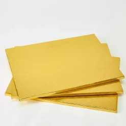 Decostar™ Foil Covered Cake Drum ¼sheet 5pc/pack - Gold
